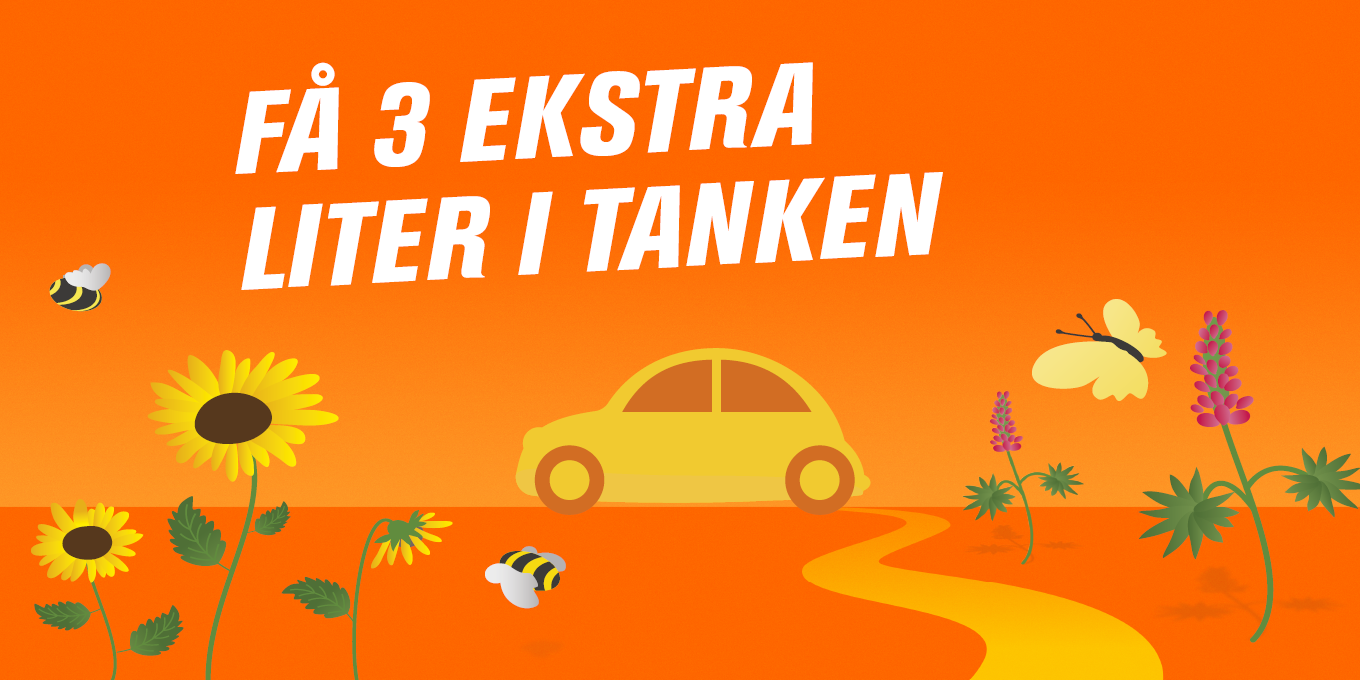 3 ekstra liter